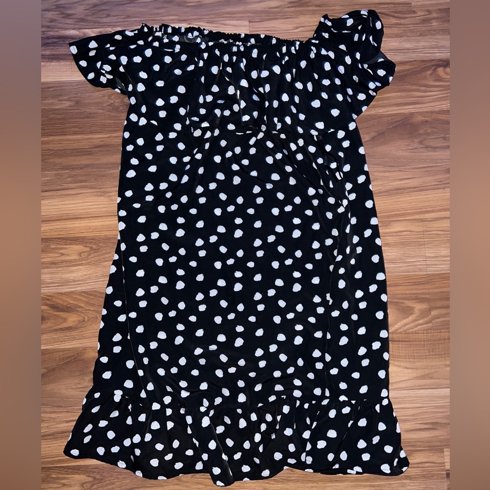off the shoulder dress